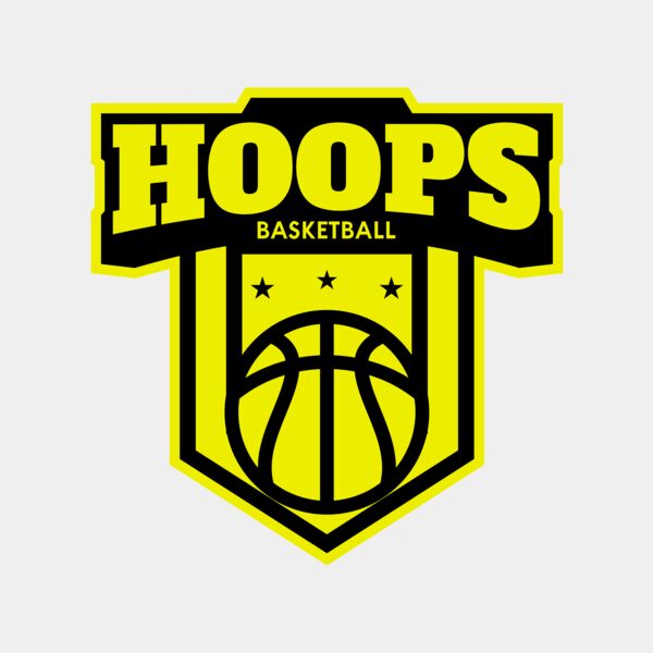 Hoops Basketball logo template 04 Thumbnail